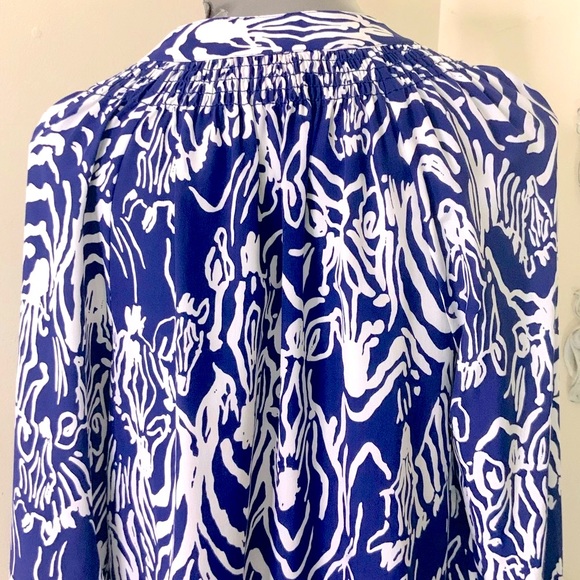 Lily Pulitzer Elsa Silk Blouse NWOT - Picture 4 of 7